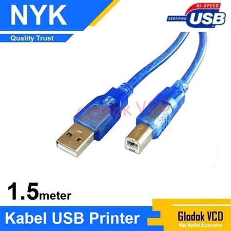 Jual Nyk Kabel Usb Printer Am Bm Meter Jakarta Barat Glodok Vcd