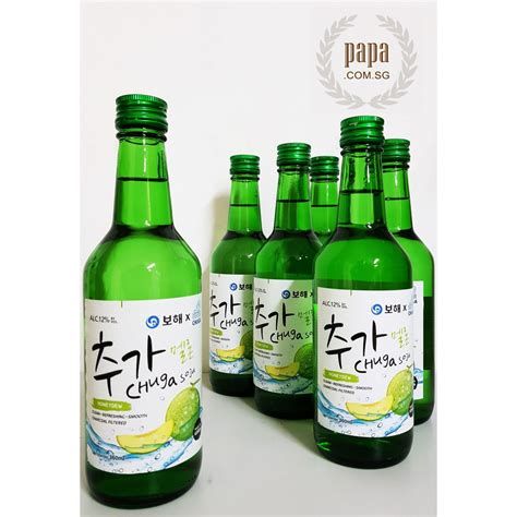 Chuga Korean Soju Honeydew 12 Abv 6 Bottles X 360ml Shopee