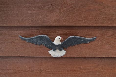 Bald Eagle Wall Eagle Cast Aluminum Eagle Vintage Wall Eagle Etsy