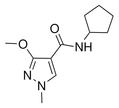 N CYCLOPENTYL 3 METHOXY 1 METHYL 1H PYRAZOLE 4 CARBOXAMIDE AldrichCPR