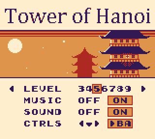 Tower of Hanoi GB - GameBrew