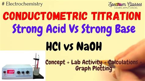 Conductometric Titration Of Hcl Vs Naoh Conductometric Titration Of Strong Acid Vs Strong Base