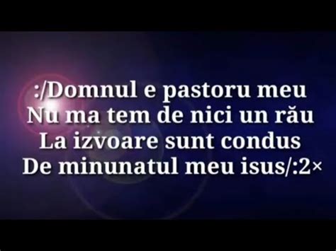 Negativ Domnul E Pastorul Meu Colaj Nou Tonuri Youtube