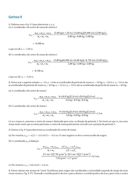 Exerc Cios Resolvidos Do Livro Fundamentos De F Sica Do Halliday E