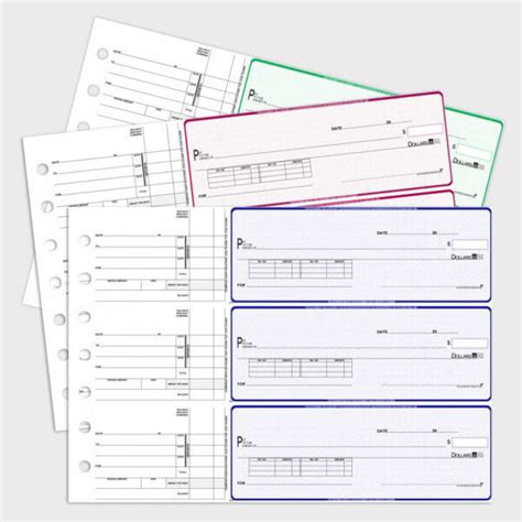 7 Ring Check Binder, Holds up to 500 checks | Megastore Printing