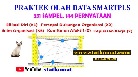 Olah Data Dengan Smartpls Juli Kasus Mediasi Sampel