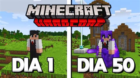 SOBREVIVI 50 DIAS No MINECRAFT ULTRA HARDCORE O FILME YouTube