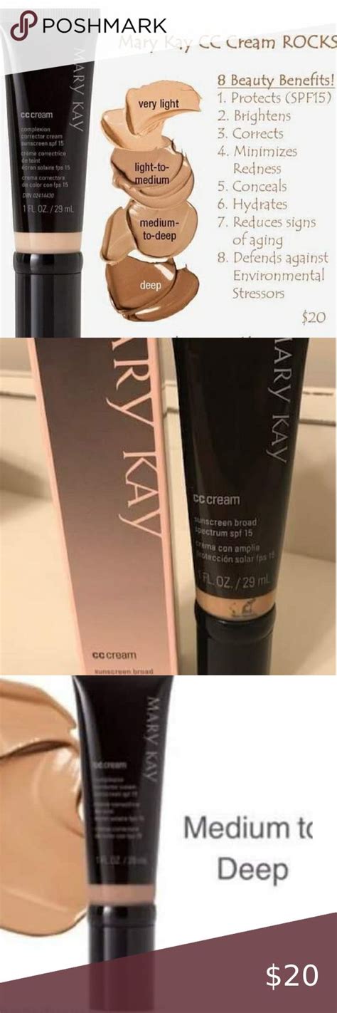 Mary Kay CC Cream FPS 15 In Medium To Deep Cc Cream It Cosmetics Cc