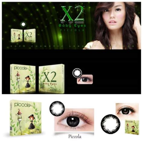 Jual Softlens X Piccola Soflen Warna Hitam Bulanan Soflens Hitam