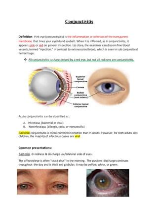 Conjunctivitis Docx