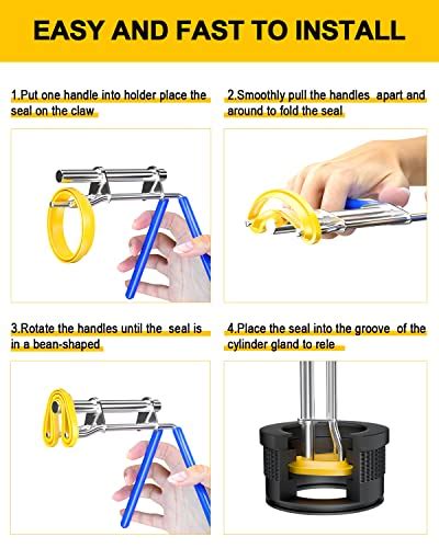 Vehifomo Hydraulic Seal Installation Tools Hydraulic