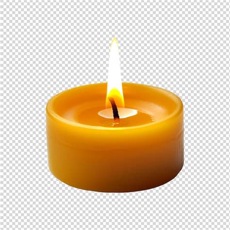 Premium Psd Candle Isolated On White