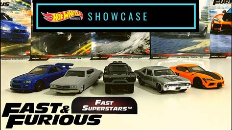 Showcase Hot Wheels Premium Fast Furious Fast Superstars Mix