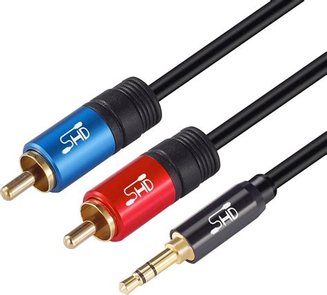 Amazon Shd Mm To Rca Y Splitter Stereo Audio Cable Bi