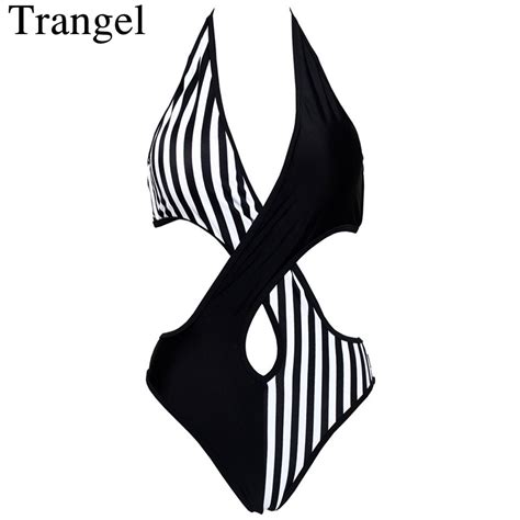 Trangel 2019 One Piece Swimsuit Plus Size Swimwear Bathing Suit Swim