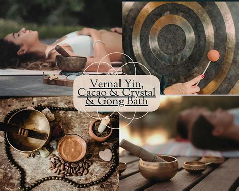 Vernal Yin Cacao Ceremony And Crystal And Gong Bath In Belgravia London