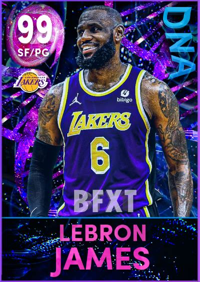 NBA 2K22 2KDB Custom Card Bron