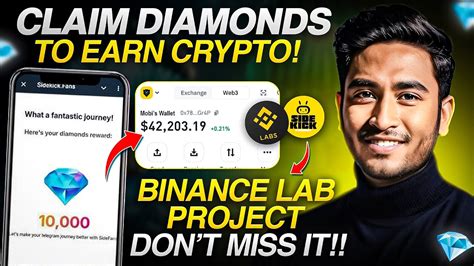 Earn Free Crypto Airdrop By Collecting Diamonds Binance Labs Backed