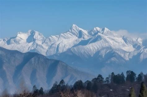 Premium AI Image | The mountains of himachal pradesh