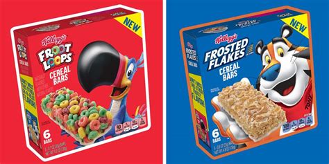 Kelloggs Is Releasing Froot Loops And Frosted Flakes Cereal Bars For