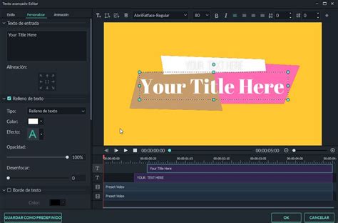 A Adir Texto Y T Tulos Wondershare Filmora Gu A