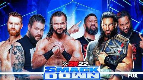 WWE 2K22 The Bloodline Vs Drew Mclntyre Sami Zayn And KO Extreme Rules