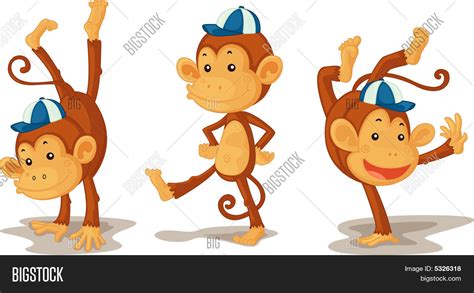 Monkeys Vector And Photo Free Trial Bigstock