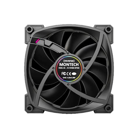 Fan Rx Pwm Montech Black