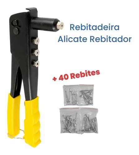 Rebitadeira Alicate Rebitador Bicos Manual Rebites