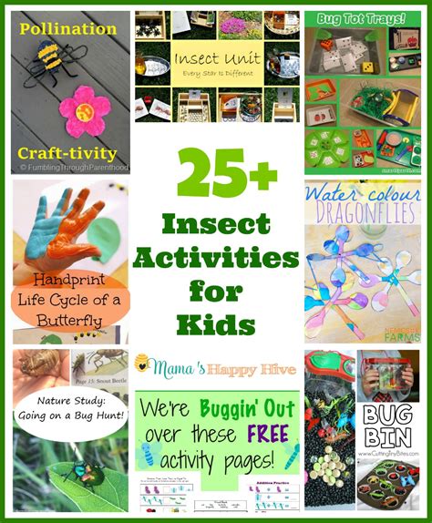 25 Insect Activities for Kids - Mama's Happy Hive