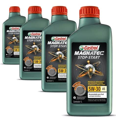 Kit Litros Leo Castrol Magnatec W A Stop Start Frete Gr Tis