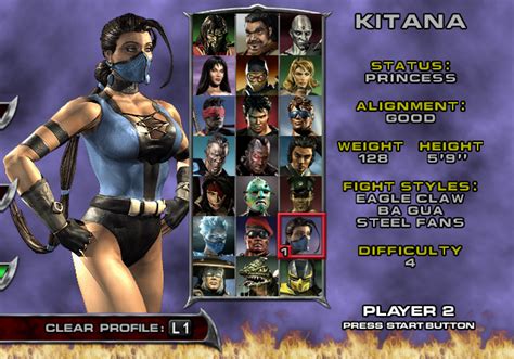 Kitana Mortal Kombat Deadly Alliance