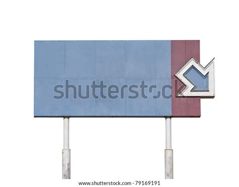 Blank Vintage Giant Arrow Sign Near Stock Photo 79169191 Shutterstock