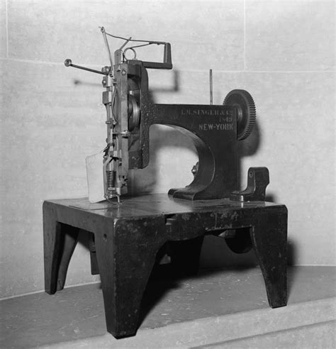 1849 Model Of The First Commercially Successful Sewing Machine