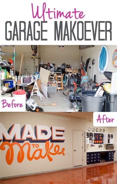 the ultimate garage makeover before and after