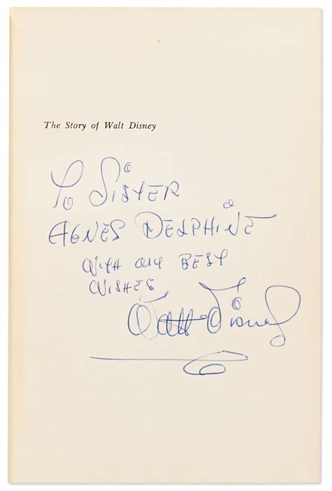 Lot Detail Walt Disney Signed First Edition Of The Story Of Walt