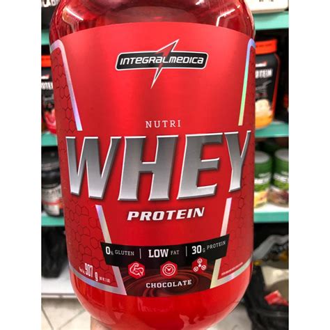 Nutri Whey Protein 30g De Proteina Por Dose 907g Integral Medica No