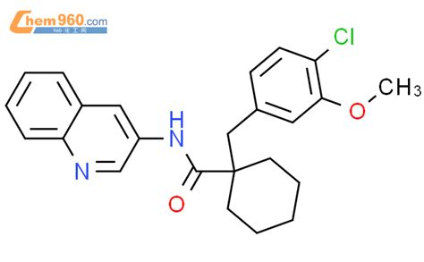 Cyclohexanecarboxamide Chloro Methoxyphenyl Methyl