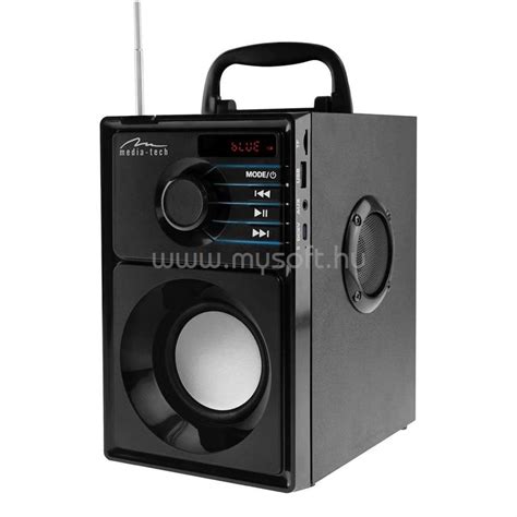 MEDIA TECH BOOMBOX Bluetooth hangszóró ezüst MT3179 bluetooth