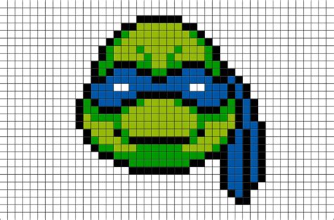 Teenage Mutant Ninja Turtles Leonardo Pixel Art Pixel Art Ninja