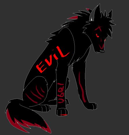 Evil Wolf adoptable Sold! by Clawanimal on DeviantArt | Anime wolf, Wolf, Wolf deviantart