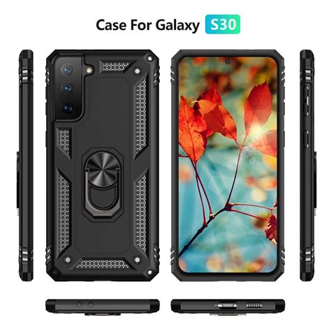 ᐉ Защитный чехол Deexe Armor Case для Samsung Galaxy S21 G991 Black