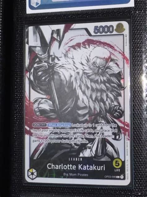 ONE PIECE TCG Charlotte Katakuri OP03 099 V 2 I Leader AA I Einzelkarte