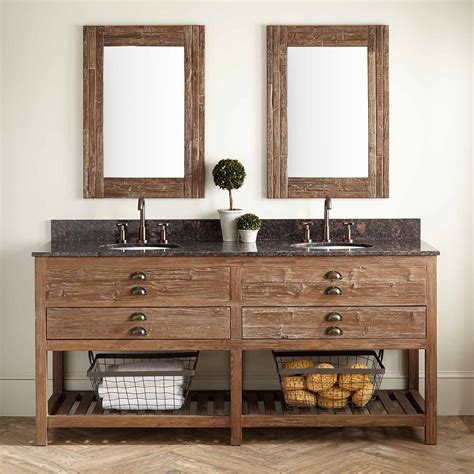 Wooden Bathroom Vanity Unit With Sink At Mary Shepherd Blog