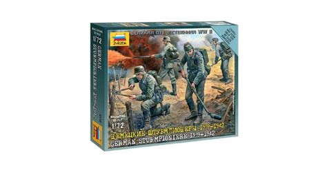 Zvezda German Sturmpioniere Makett Figura