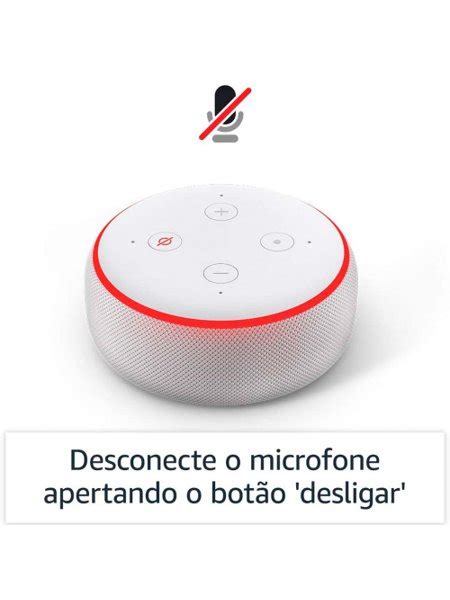 Echo Dot 3ª Geração Com Alexa Amazon Smart Speaker Preto Enifler