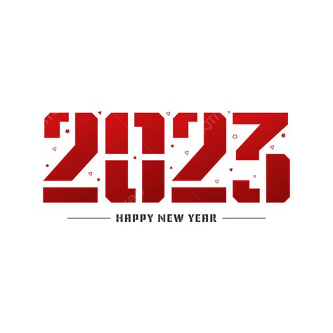 2023 New Year Word Art 2023 New Year 2023 Happy New Year Png And