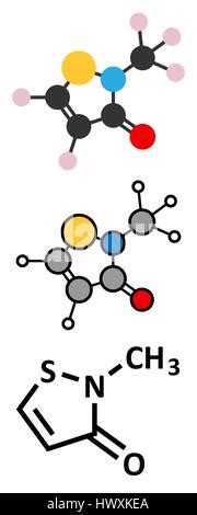 Methylisothiazolinone Mit Mi Molecule It Is Preservative Powerful