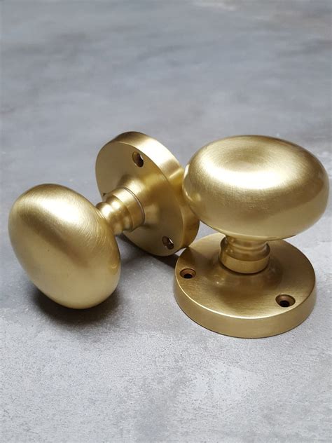 Satin Brass Door Knobs Brushed Brass Door Knobs More 4 Doors