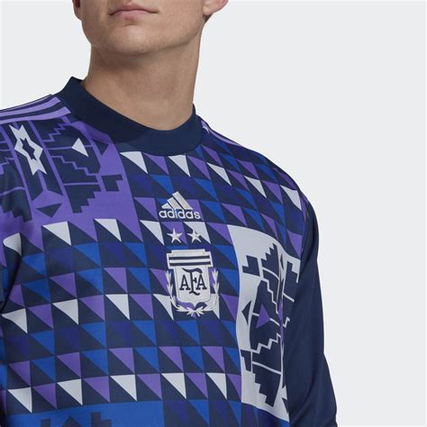 Adidas Argentina Icon Goalkeeper Jersey - Night Indigo - Football Shirt ...